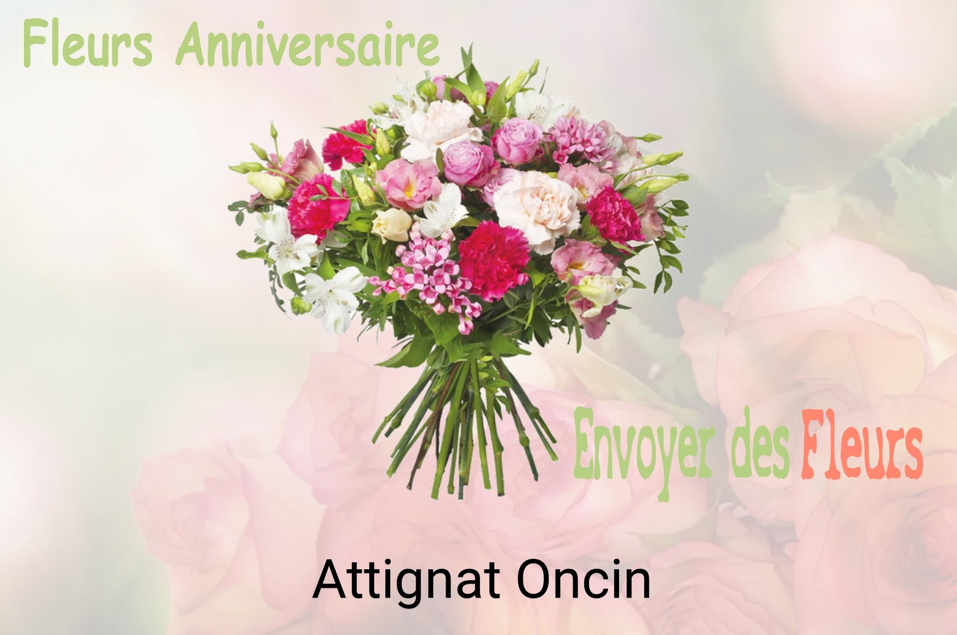 Bouquet de fleurs d’anniversaire livré à Attignat-Oncin